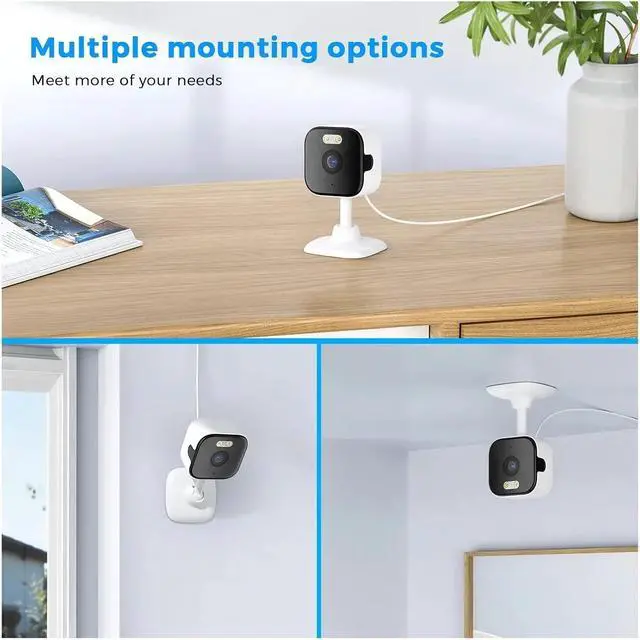 Alt view image 6 of 6 - 5MP Mini Indoor 2.4G WiFi Cube Security Camera