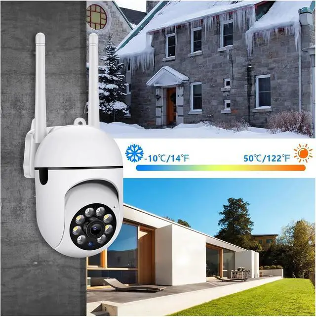 Alt view image 6 of 6 - 2MP 1080P WiFi Indoor Home Security IP Camera
