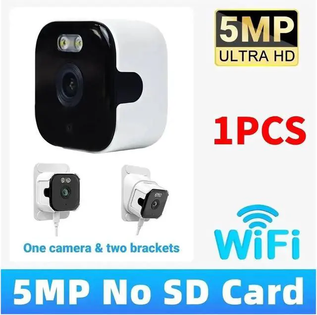Alt view image 2 of 7 - 5MP Dual Band Mini Wireless Indoor Security IP Camera