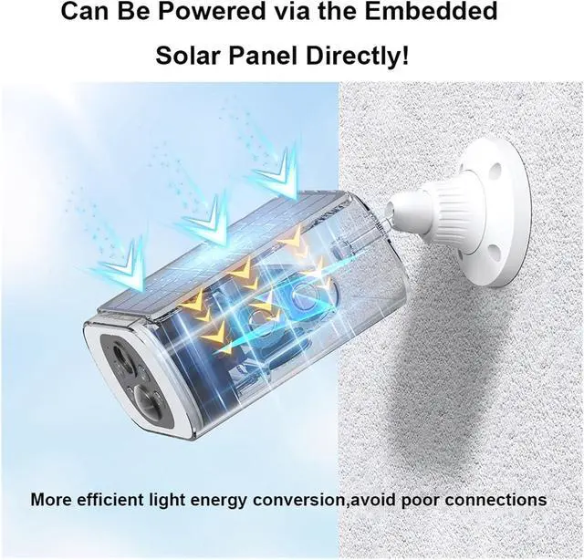 Alt view image 2 of 6 - 3MP Solar Battery Powered Outdoor WiFi Security Camera