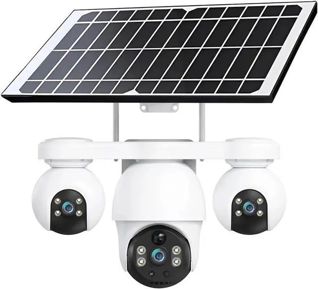 Main image of 8MP Three Lens 4G Solar Outdoor Security Camera