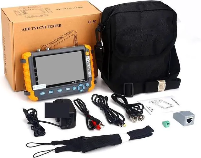 Alt view image 6 of 7 - Iv8w CCTV Camera Tester Monitor 8MP 5 Inch TFT LCD Monitor For 4 IN 1 TVI AHD CVI Analog Security Camera Tester Video Test