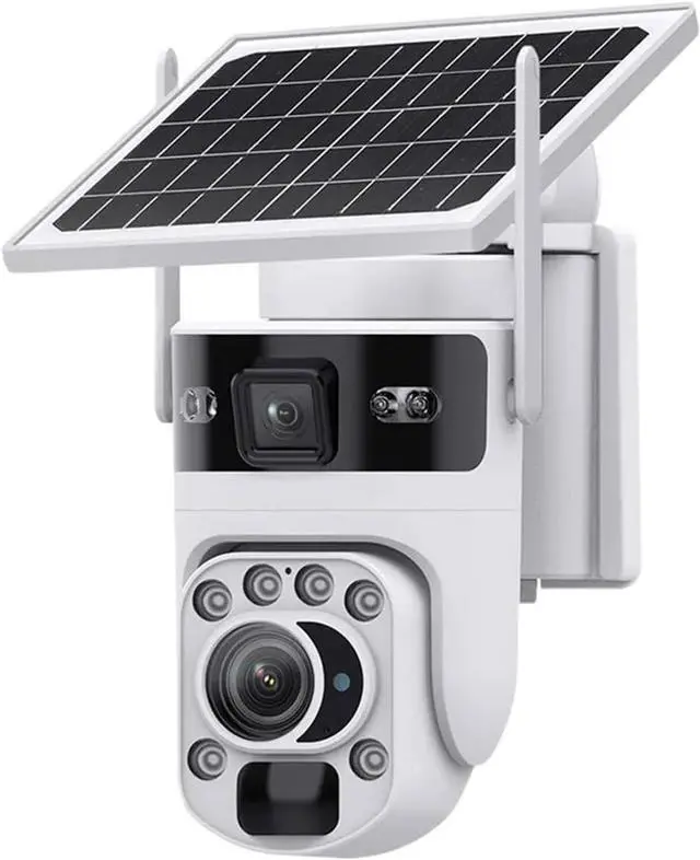 Main image of 12MP Dual Lens Solar WiFi 4G PTZ Outdoor Security Camera
