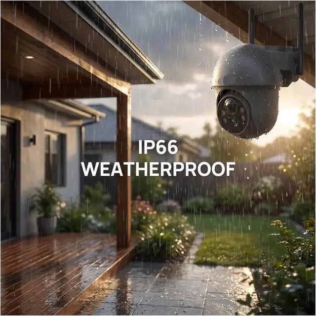 Alt view image 6 of 6 - 5MP Solar Outdoor Security Camera