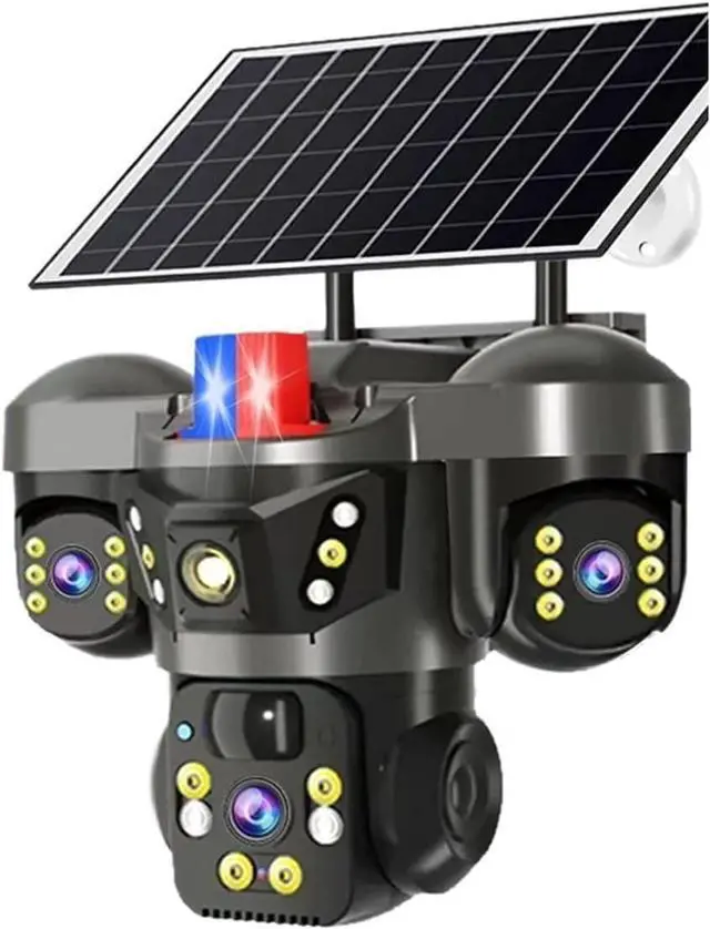 Main image of 4G WiFi Triple Lens Solar Outdoor Security Camera