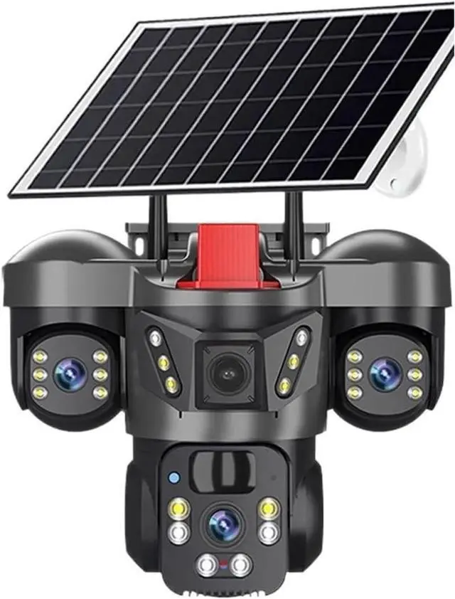 Main image of 15MP 3 Lens Solar 4G WiFi Outdoor Security IP Camera