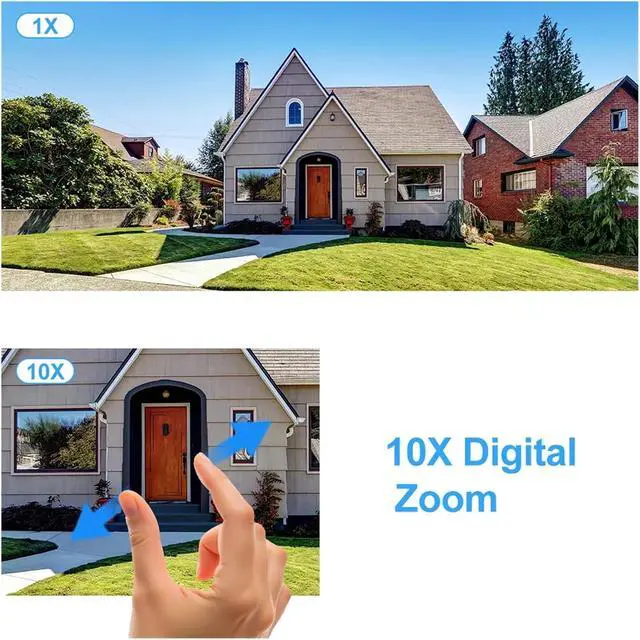 Alt view image 6 of 7 - 6MP Dual Lens WiFi Solar Camera Outdoor Wireless IP Surveillance Camera