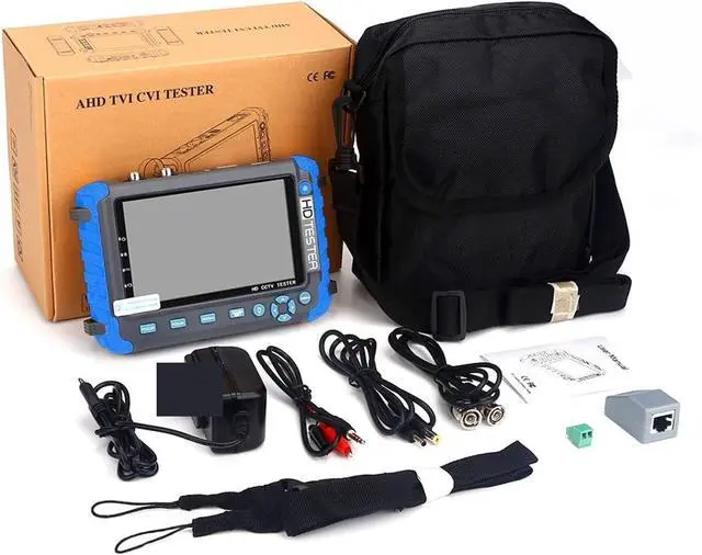 Alt view image 7 of 7 - CCTV Tester CCTV Camera Tester Monitor 8MP 5 Inch TFT LCD for 4 in 1 TVI AHD CVI Analog Security Video Test Support IP Camera
