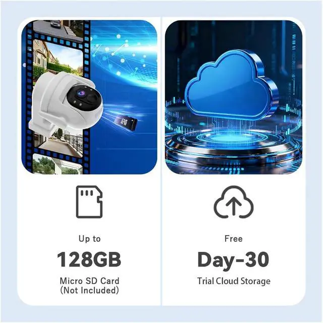 Alt view image 7 of 7 - 4MP 2K WiFi Solar Dome Camera Outdoor Wireless Surveillance Camera