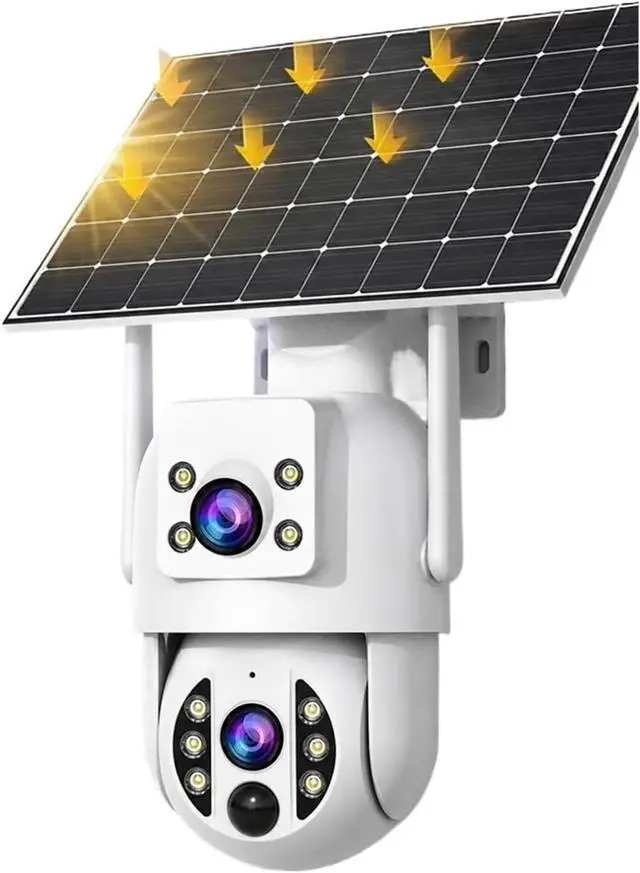 Main image of 6MP 4K WiFi Solar Dual Lens PTZ Outdoor IP Camera