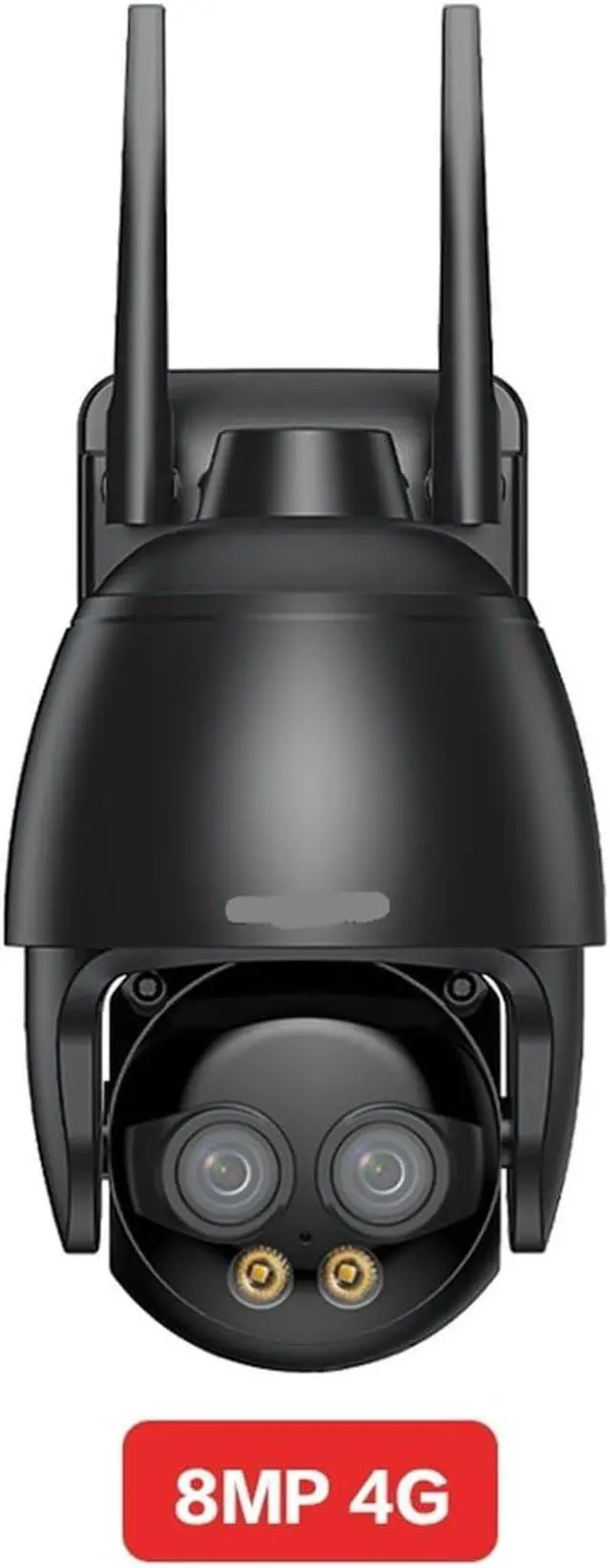 Alt view image 2 of 7 - 8MP Dual Lens WiFi 4G POE Outdoor Security Camera