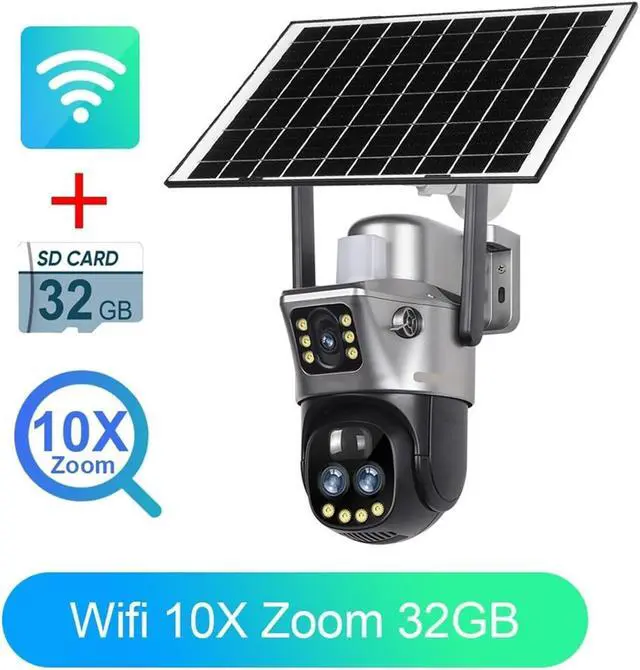 Alt view image 2 of 7 - Solar Outdoor Security Camera