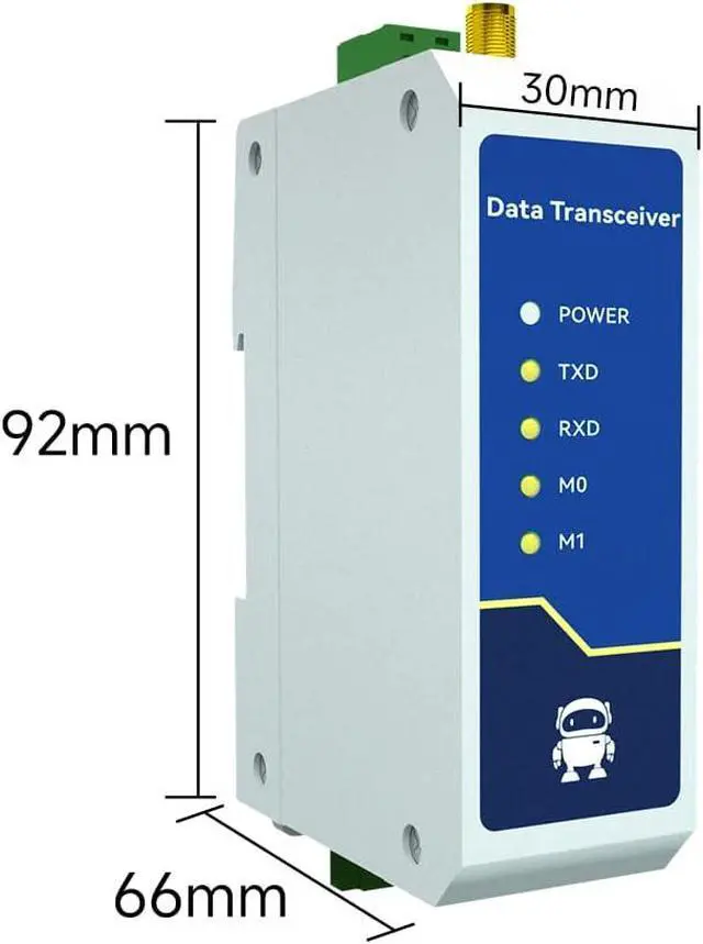 Alt view image 3 of 7 - 433MHz Lora Wireless Data Transeiver E95-DTU(433C30-485) Modbus RS485 High-Speed Continuous Transmission 30dbm 3KM