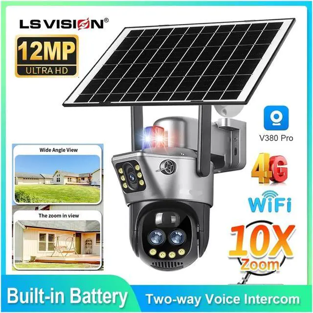 Alt view image 3 of 7 - Solar Outdoor Security Camera