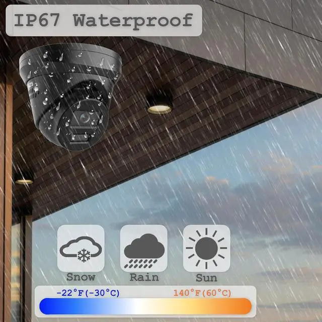 Alt view image 3 of 6 - LTS CMIP3342WIB-28SDL 4MP Turret IP Camera 2.8mm Lens, White and IR Light, Built-in Dual Microphone and Speaker