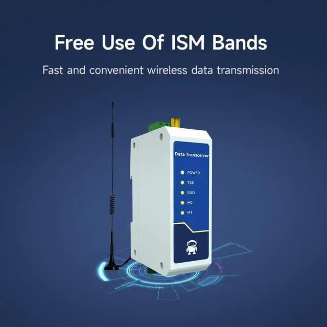 Alt view image 6 of 7 - 433MHz Lora Wireless Data Transeiver E95-DTU(433C30-485) Modbus RS485 High-Speed Continuous Transmission 30dbm 3KM