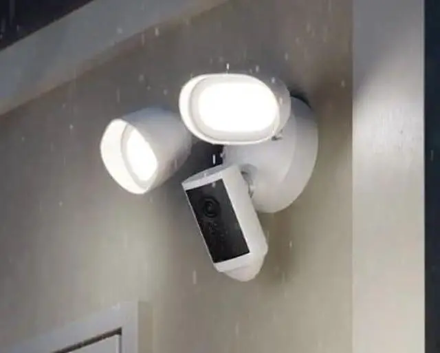 Alt view image 2 of 2 - B0F67KWWQH Ring Floodlight Cam Wired Pro 2nd Gen 4K Security Camera, White