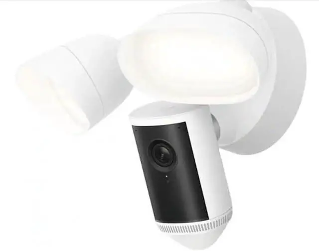 Main image of B0F67KWWQH Ring Floodlight Cam Wired Pro 2nd Gen 4K Security Camera, White