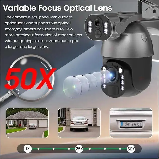 Alt view image 5 of 7 - 4K Solar Outdoor Security Camera