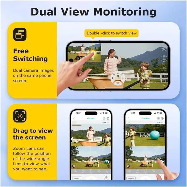 Alt view image 6 of 7 - 12MP Solar Outdoor Security Camera