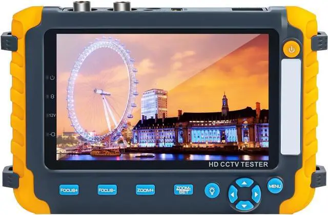Main image of IV8W Monitor AHD TVI CVI CVBS CCTV with UTP Test Tool and VGA Input Portable Battery-Powered DC12V Out Cam Monitor
