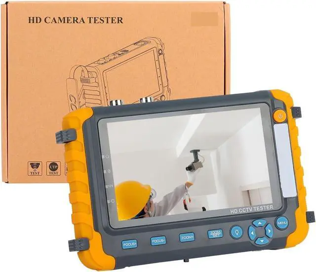 Alt view image 5 of 6 - IV8W Monitor AHD TVI CVI CVBS CCTV with UTP Test Tool and VGA Input Portable Battery-Powered DC12V Out Cam Monitor