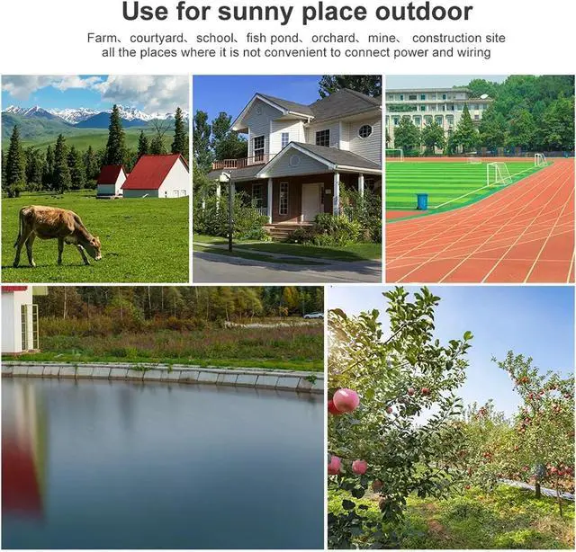 Alt view image 6 of 6 - 3MP 1296P Solar WiFi Wireless Home Security IP Camera