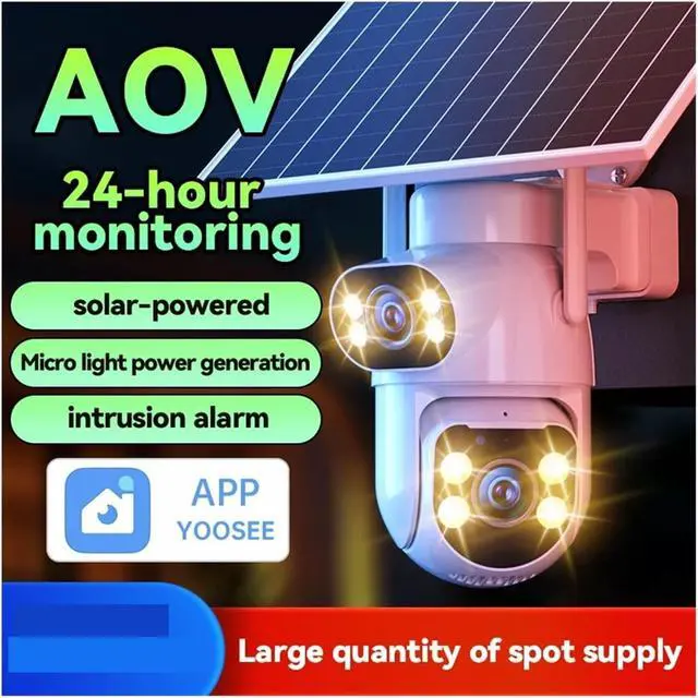 Alt view image 6 of 6 - Wireless Solar 4G Outdoor Security Surveillance Camera
