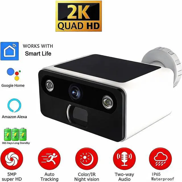 Alt view image 2 of 7 - WiFi Solar Wireless Outdoor Security IP Camera