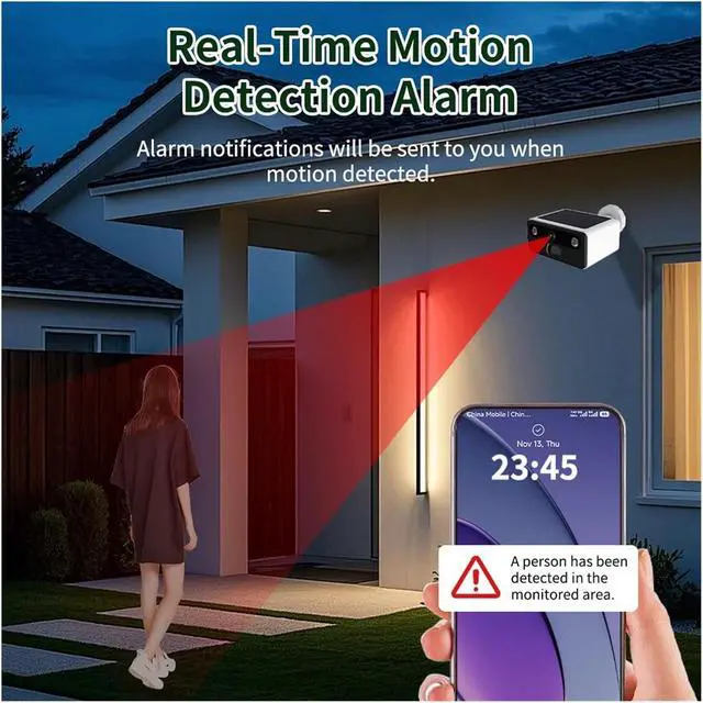 Alt view image 6 of 7 - WiFi Solar Wireless Outdoor Security IP Camera