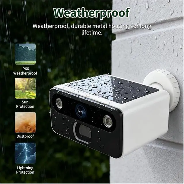 Alt view image 7 of 7 - WiFi Solar Wireless Outdoor Security IP Camera