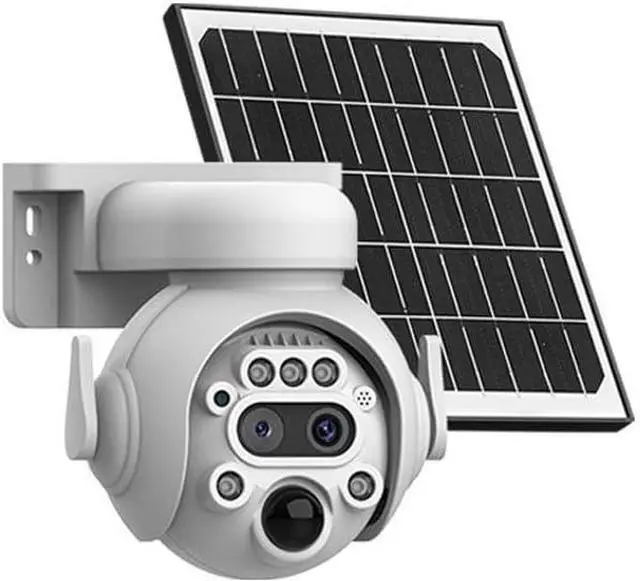 Main image of 4G LTE 6MP Zoom Dual Lens Solar Outdoor Security Camera, WiFi Wireless PTZ Surveillance Camera for Yard Driveway Farm, PIR Human Detection, Dual Light Night Vision, Two-Way Audio, IP66 Waterproof,3