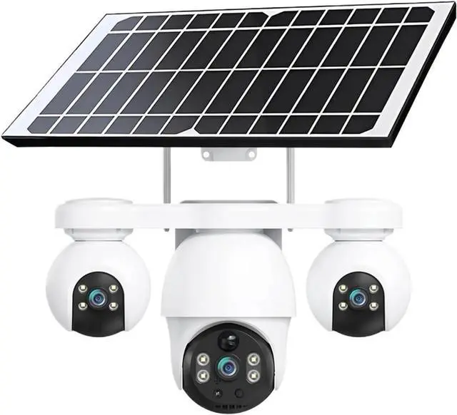 Main image of 8MP Three Lens 4G Solar Security Camera