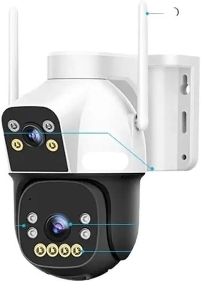 Main image of 8MP 4G Solar Outdoor Security Camera Dual Lens 24/7 Recording CCTV Camera
