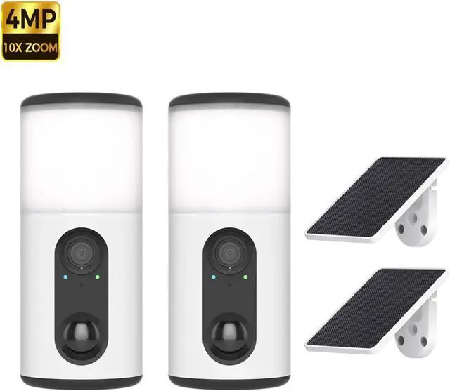 Alt view image 2 of 6 - 2.5K Solar WiFi Outdoor Security Camera