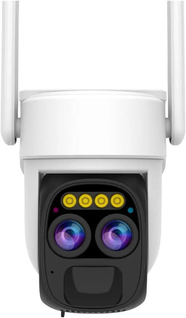 Alt view image 2 of 6 - 4G WiFi Solar Dual Lens Dome Security IP Camera