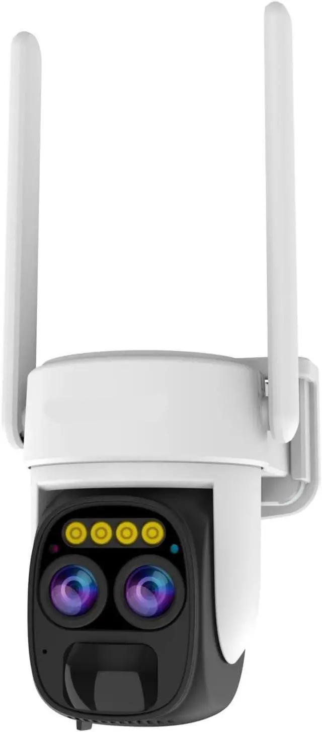 Alt view image 6 of 6 - 4G WiFi Solar Dual Lens Dome Security IP Camera