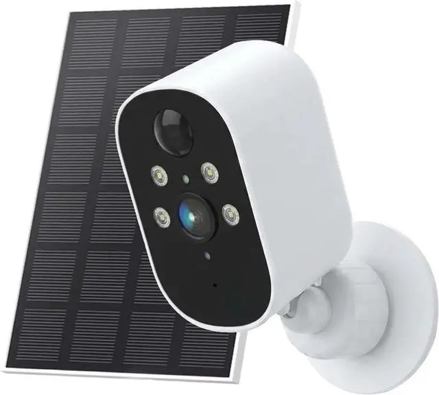 Main image of 2K Solar Outdoor Security Cam, Waterproof WiFi Battery Powered Surveillance Device with Two Way Audio