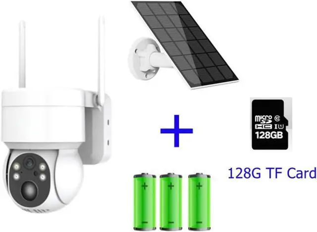 Alt view image 2 of 7 - Solar Wireless Outdoor PTZ IP Camera