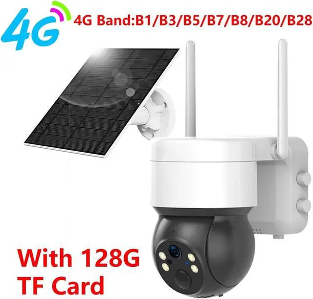 Alt view image 2 of 7 - Solar Outdoor PTZ Security Camera