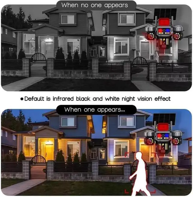 Alt view image 7 of 7 - V380 Solar WiFi Outdoor IP Security Camera