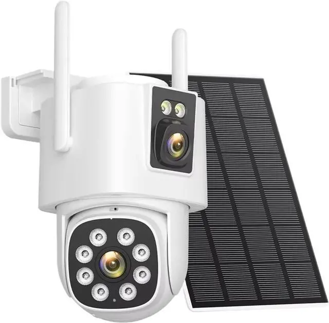Main image of 8MP 4G Dual Lens Solar Outdoor Security Surveillance IP Camera