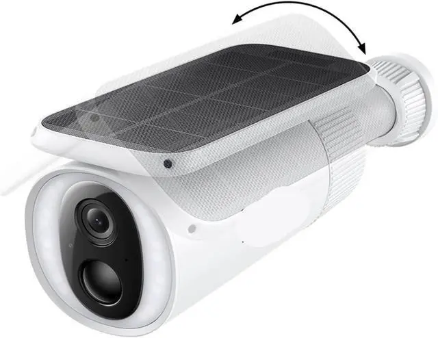 Alt view image 2 of 7 - 2K Solar Wireless Outdoor Security Surveillance Camera
