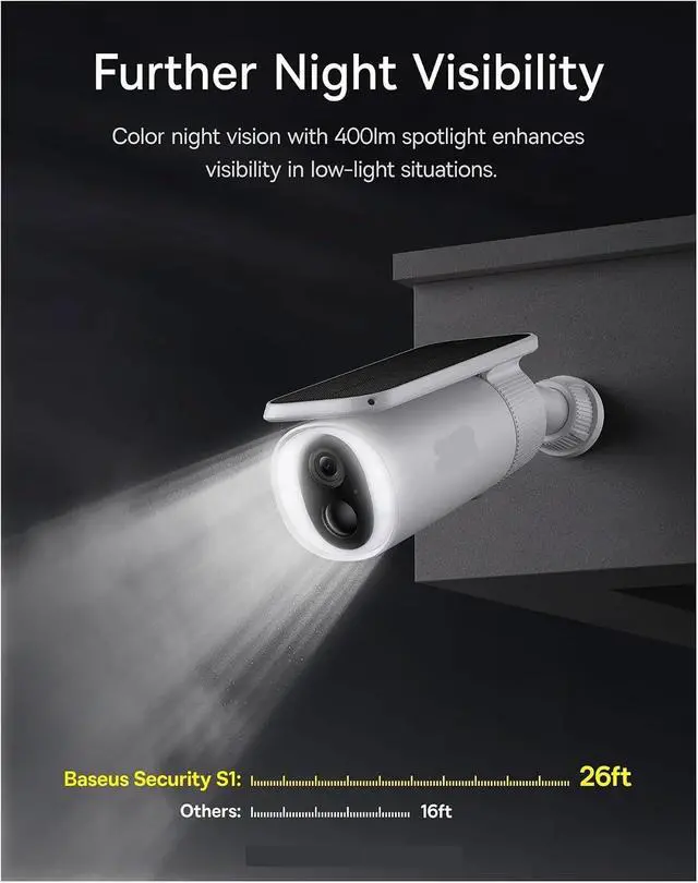 Alt view image 5 of 7 - 2K Solar Wireless Outdoor Security Surveillance Camera
