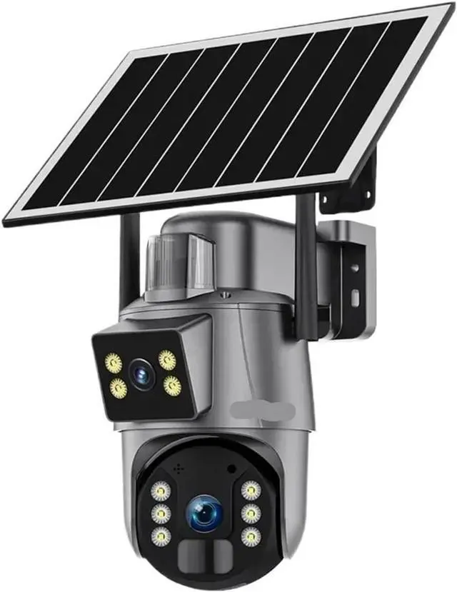 Main image of 8MP 4G Solar Outdoor Security Camera Dual Screen WiFi CCTV Camera