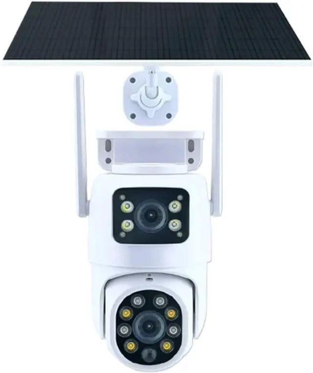 Main image of 4MP Tuya Solar Outdoor PTZ Camera Dual Lens Wireless Security CCTV Camera