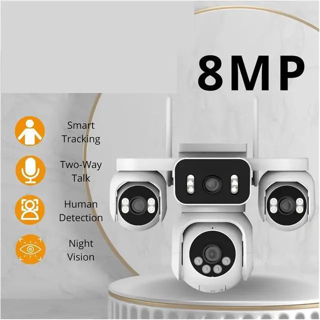 Alt view image 2 of 7 - Indoor Outdoor WiFi IP CCTV Home Security Surveillance Camera