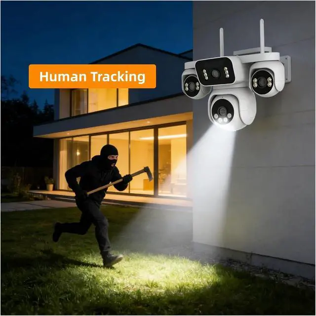 Alt view image 7 of 7 - Indoor Outdoor WiFi IP CCTV Home Security Surveillance Camera