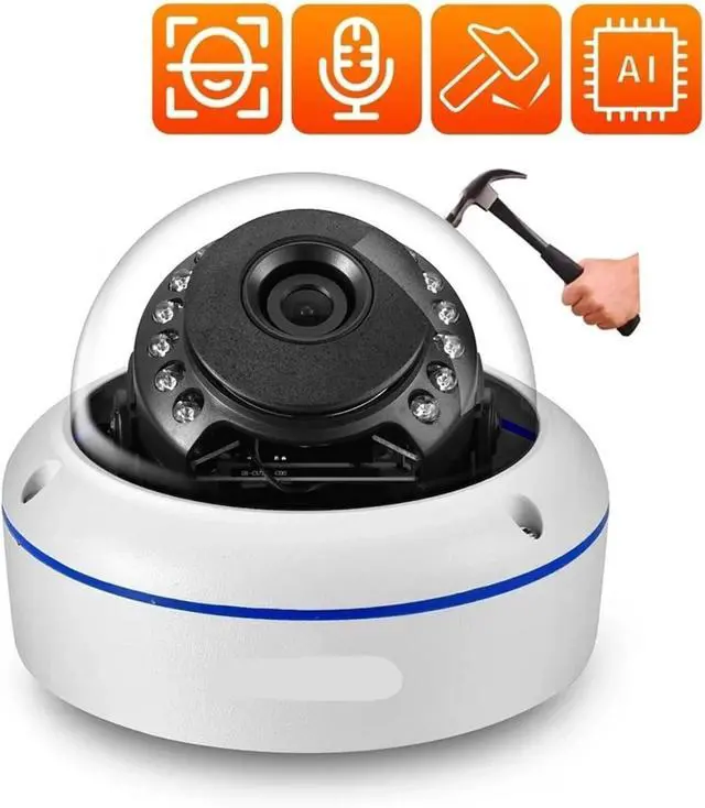 Alt view image 2 of 7 - Outdoor POE IP CCTV Security Camera For Home Video Surveillance