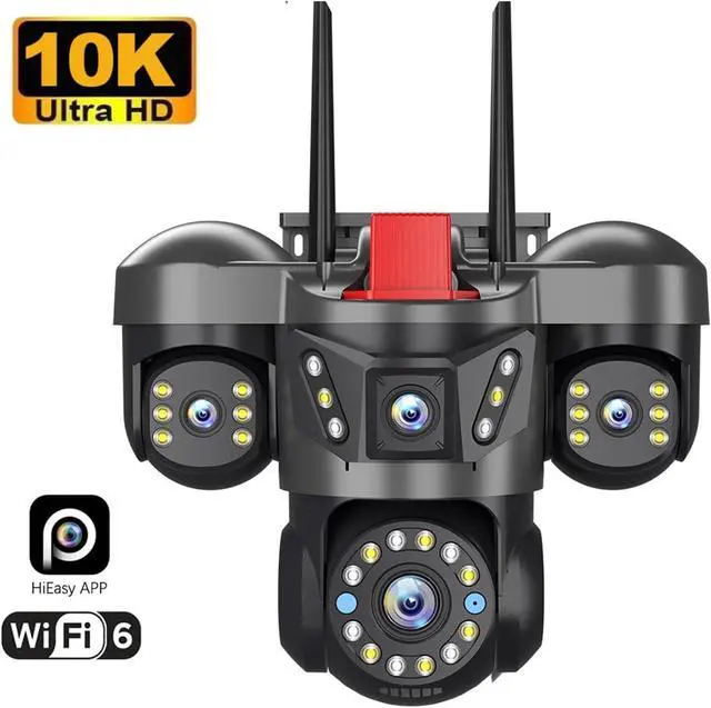Alt view image 6 of 7 - 20MP 4 Lens 4 Screen WiFi Outdoor PTZ Security Camera